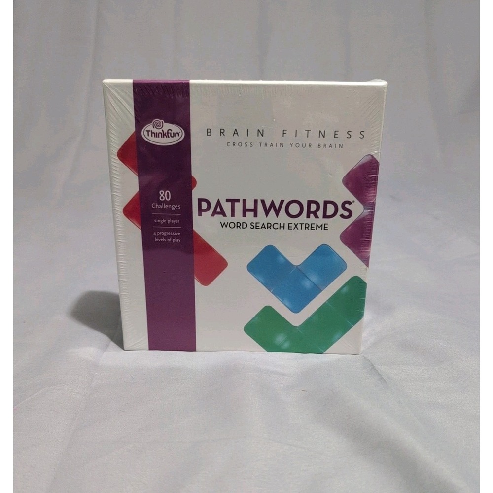 New ThinkFun Brain Fitness‎ Pathwords Word Search Extreme 80 Challenges Sealed!